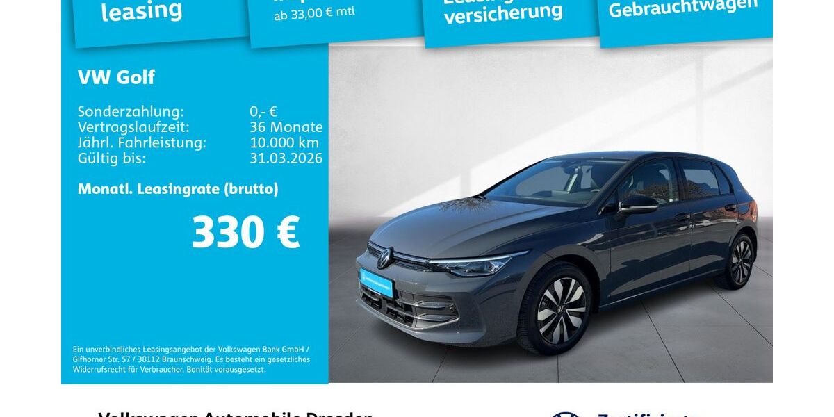 VW Golf 13.486 km 29.490 &euro; Dresden 01067