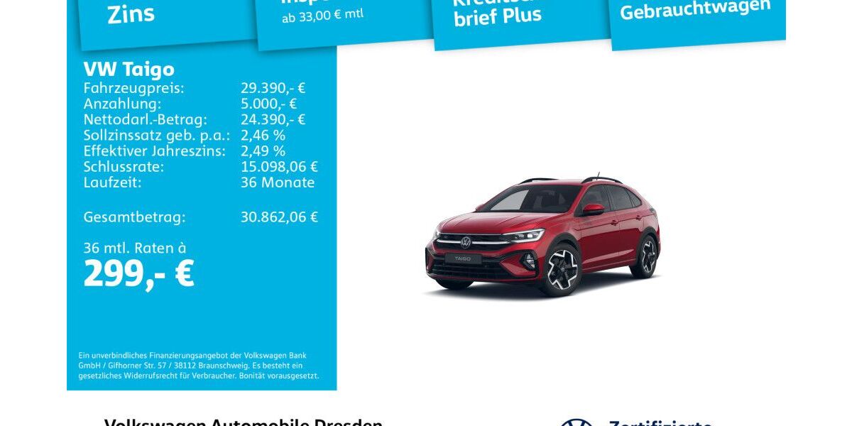 VW Taigo 22.644 km 26.490 &euro; Dresden 01169