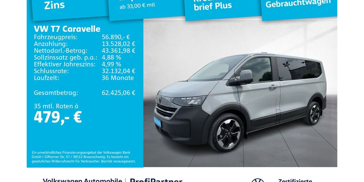 VW T7 Caravelle 16.614 km 52.890 &euro; Dresden 01067