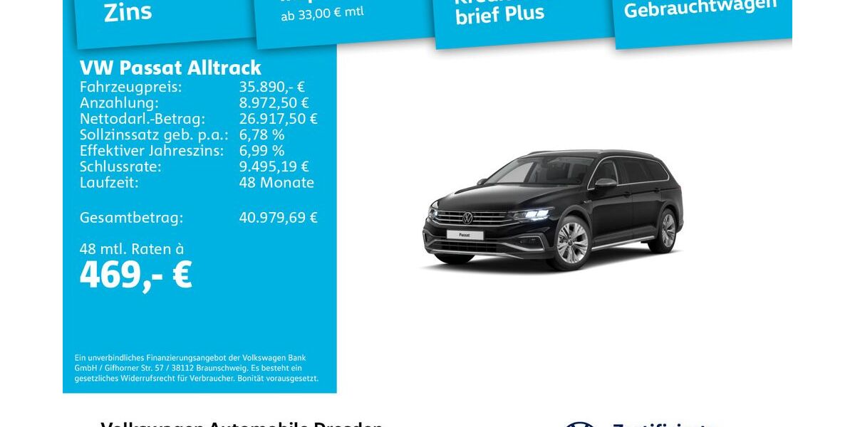 VW Passat Alltrack 68.364 km 34.980 &euro; Dresden 01067