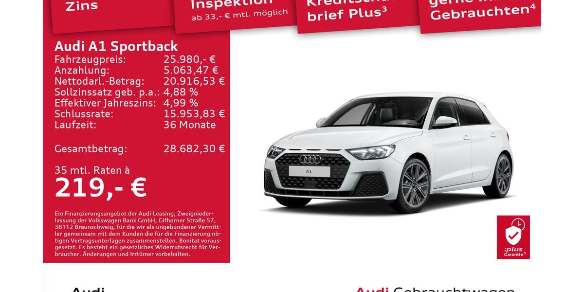 Audi A1 8.419 km 25.980 &euro; Dresden 01169