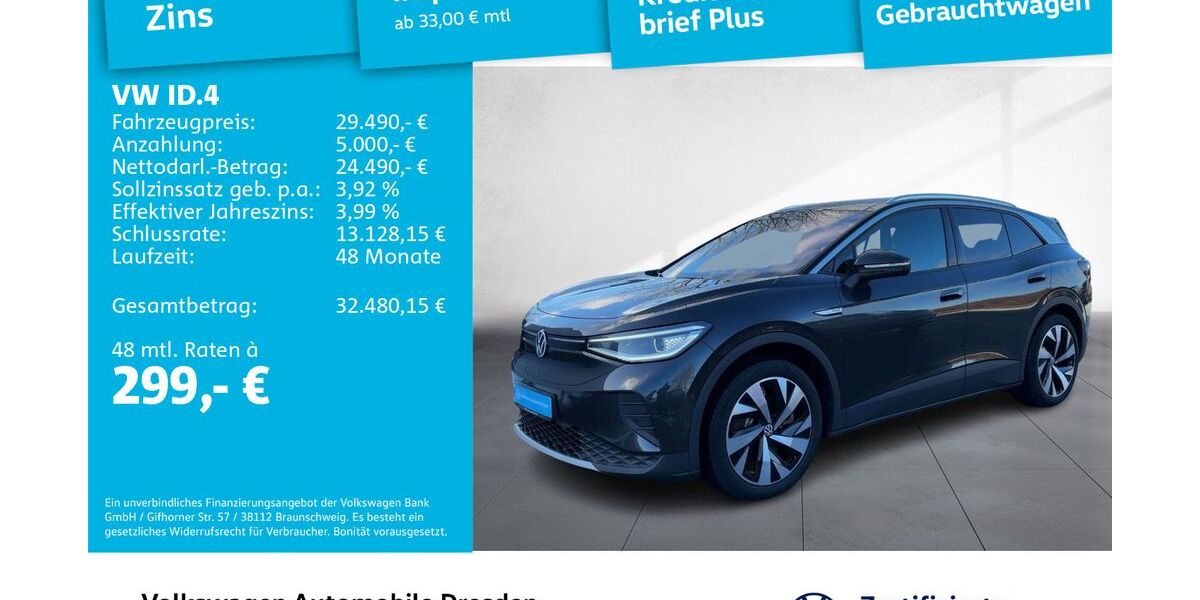 VW ID.4 41.738 km 26.490 &euro; Dresden 01169