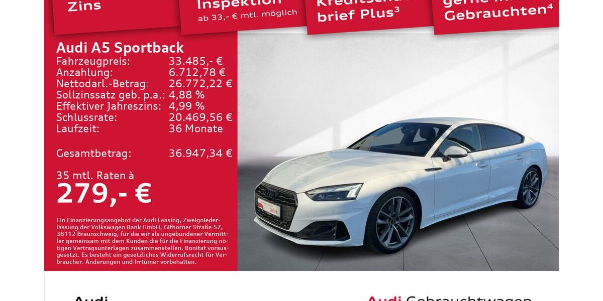 Audi A5 42.429 km 33.485 &euro; Dresden 01067