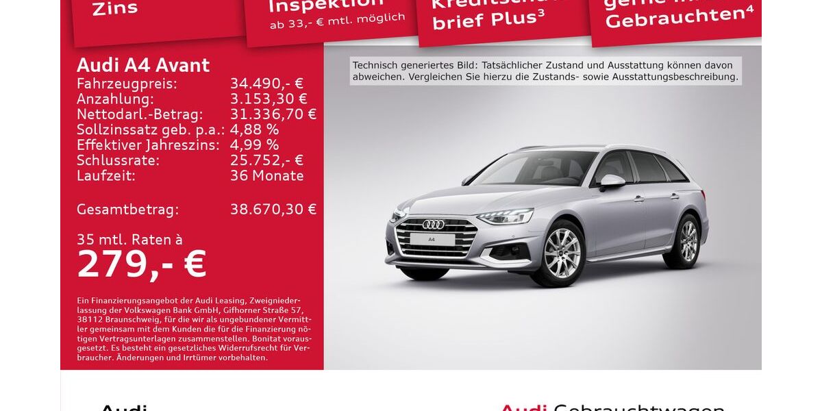 Audi A4 29.736 km 32.980 &euro; Dresden 01067