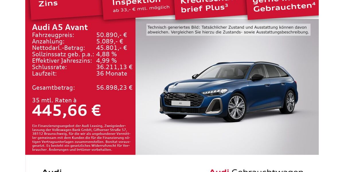 Audi A5 8.028 km 47.890 &euro; Dresden 01067