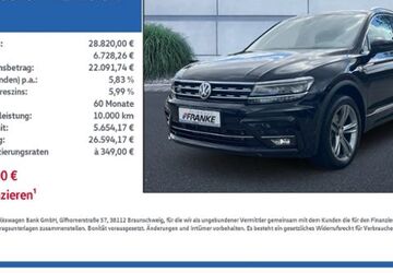 VW Tiguan 77.424 km 28.939 &euro; Radeberg 01454