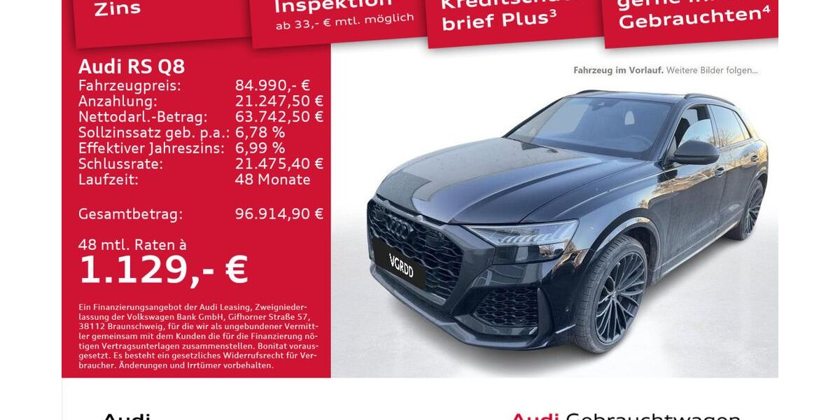 Audi RSQ8 101.477 km 84.990 &euro; Dresden 01067