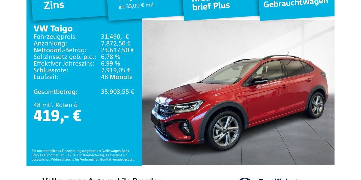 VW Taigo 11.500 km 26.890 &euro; Dresden 01169