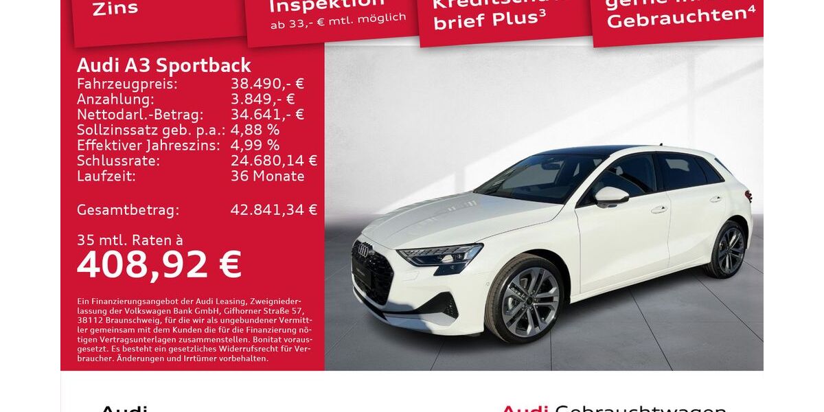 Audi A3 9.000 km 36.890 &euro; Dresden 01067