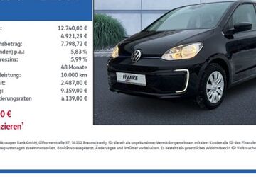 VW e-up! 61.956 km 12.739 &euro; Radeberg 01454