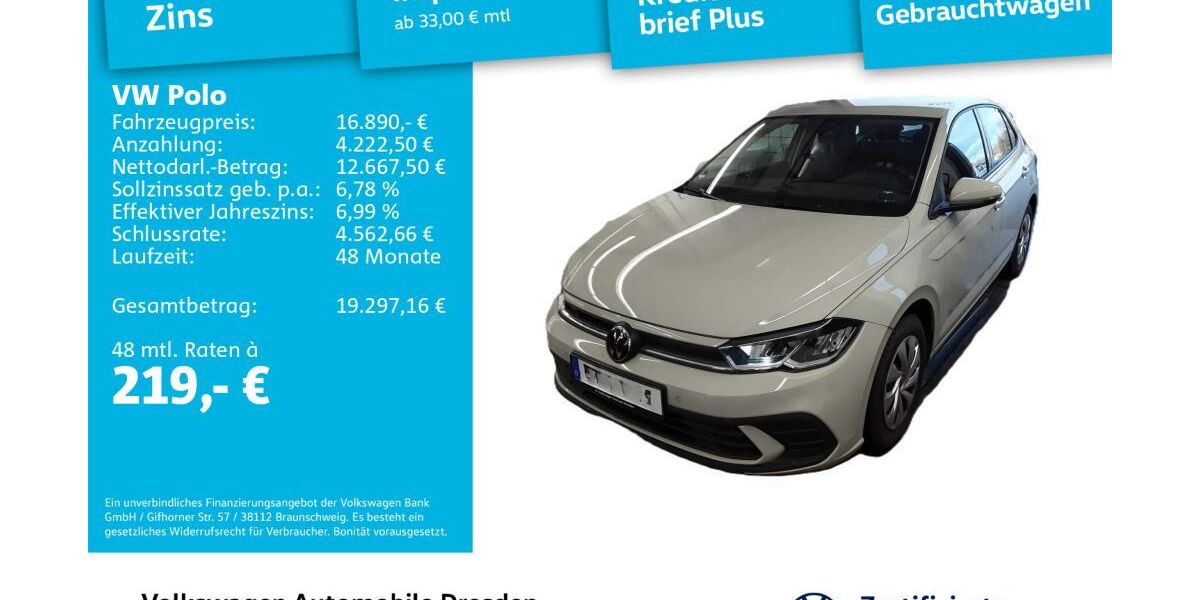 VW Polo 11.379 km 16.890 &euro; Dresden 01067