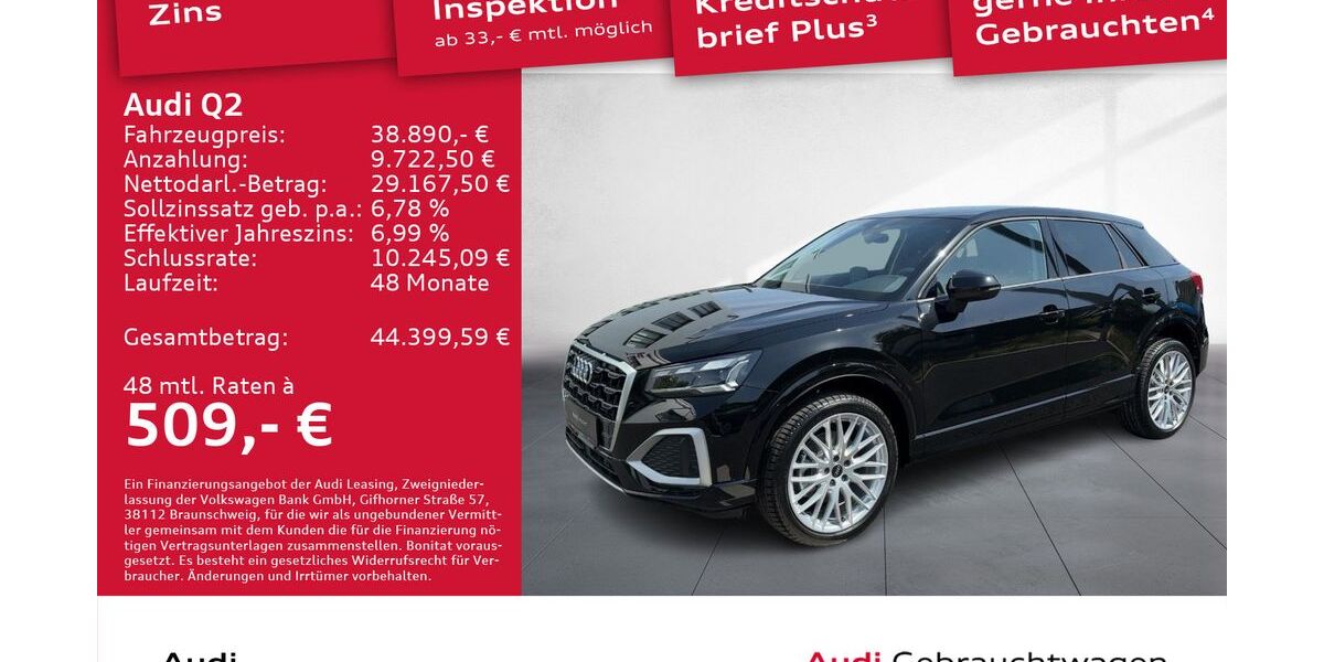 Audi Q2 5.000 km 36.890 &euro; Dresden 01067