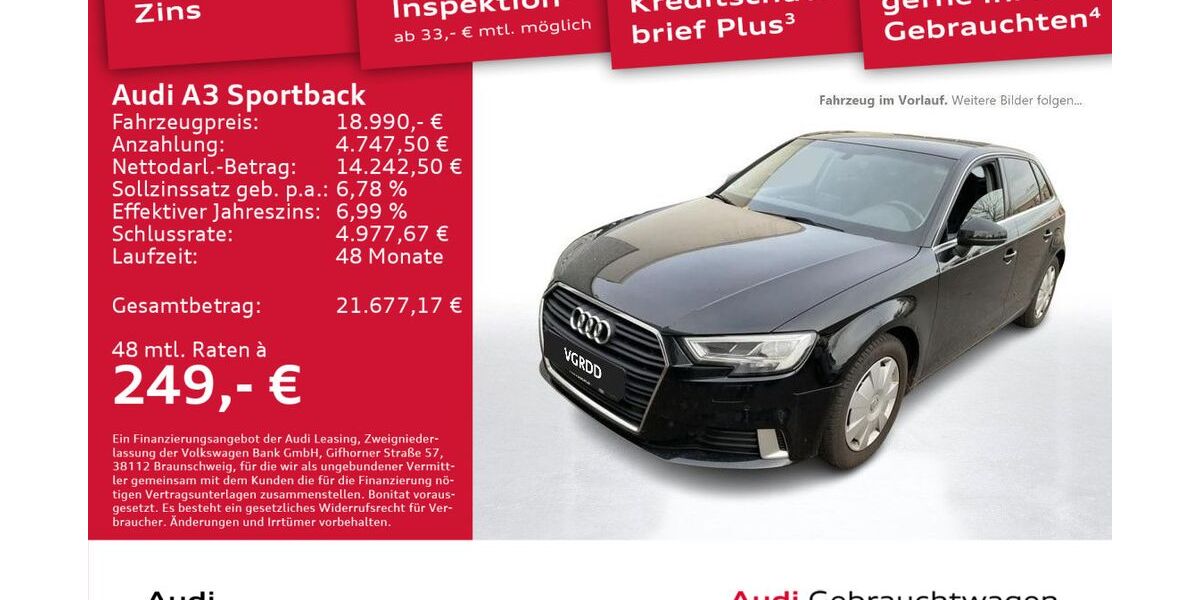 Audi A3 58.436 km 18.490 &euro; Dresden 01067