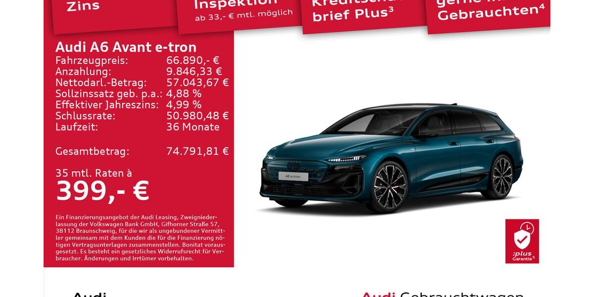 Audi A6 e-tron 11.006 km 66.450 &euro; Dresden 01169