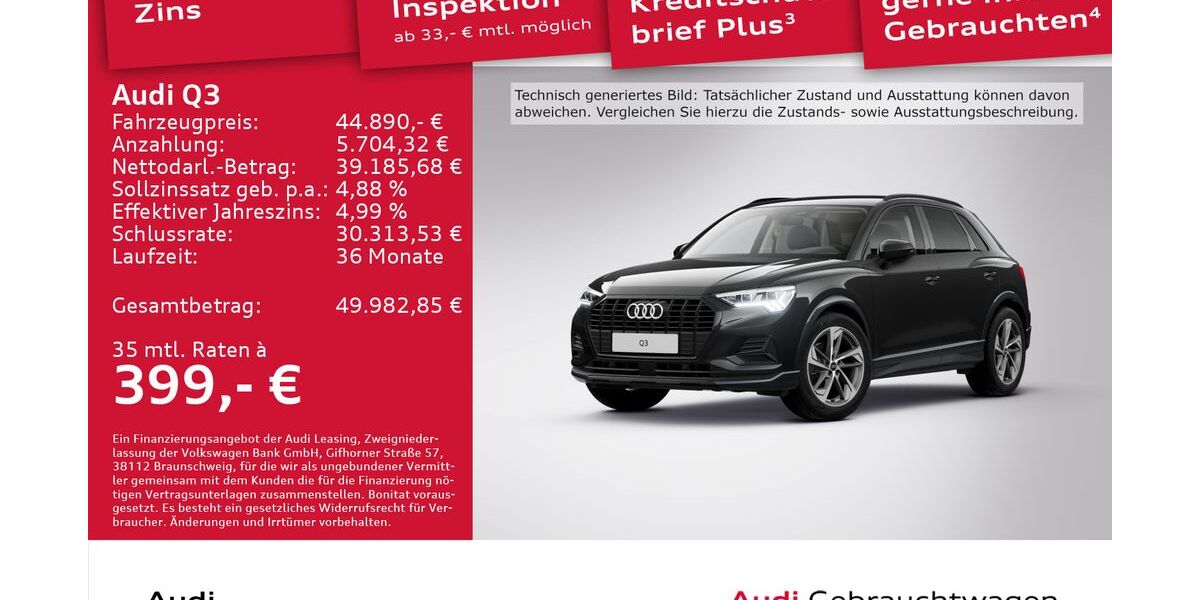 Audi Q3 4.297 km 42.890 &euro; Dresden 01067