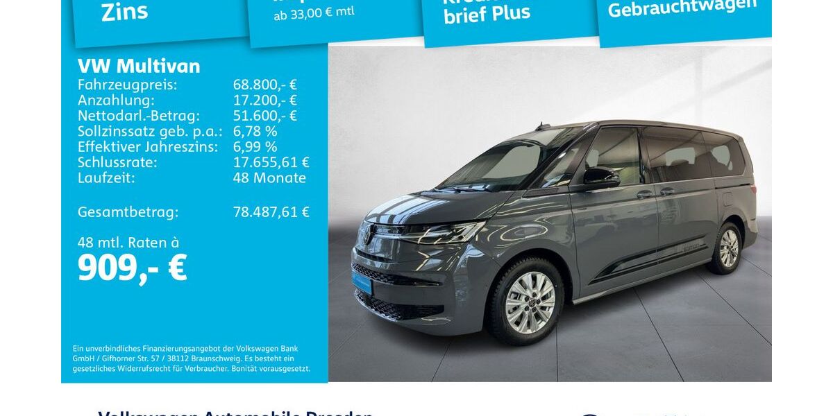 VW T7 Multivan 3.850 km 68.800 &euro; Dresden 01169