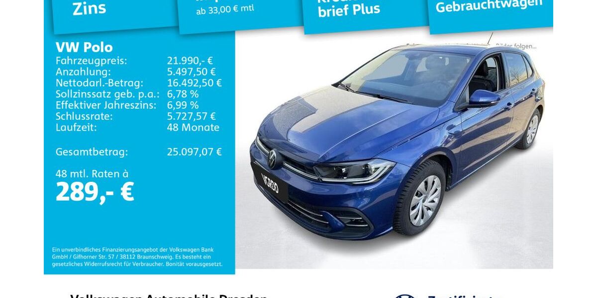 VW Polo 10.322 km 21.990 &euro; Dresden 01067