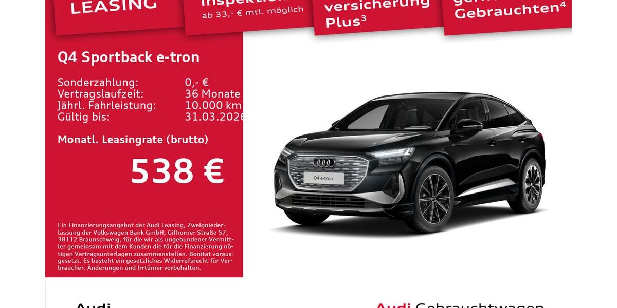 Audi Q4 e-tron 2.370 km 54.890 &euro; Dresden 01067