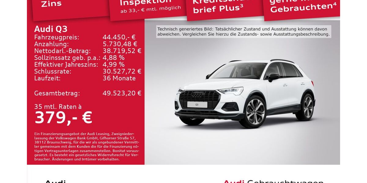 Audi Q3 5.462 km 42.485 &euro; Dresden 01067