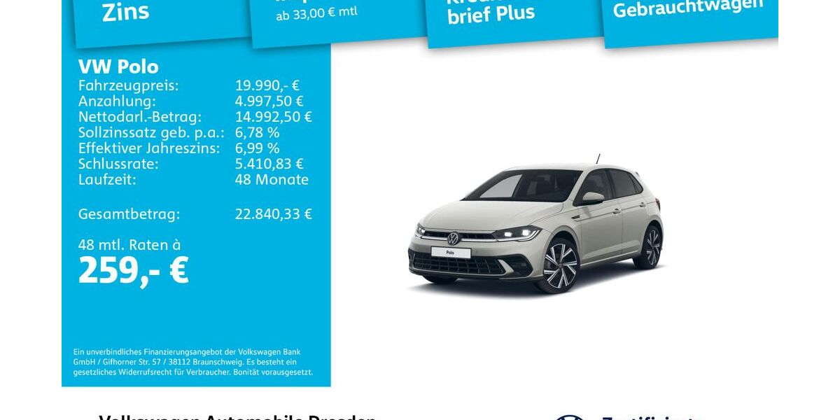 VW Polo 69.835 km 19.990 &euro; Dresden 01067