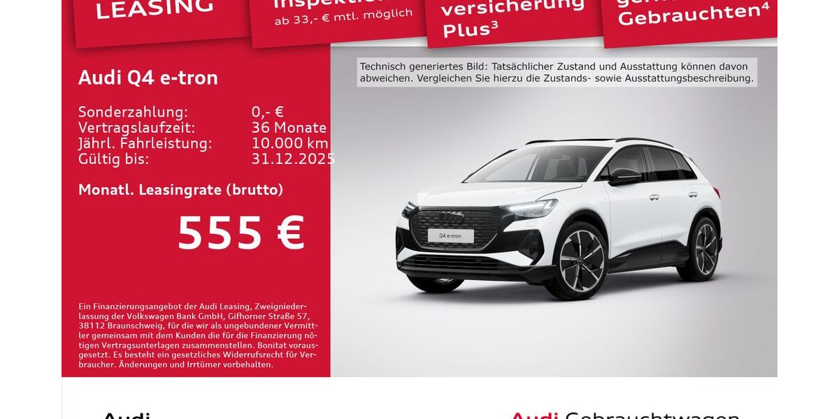 Audi Q4 e-tron 8.702 km 47.890 &euro; Dresden 01067