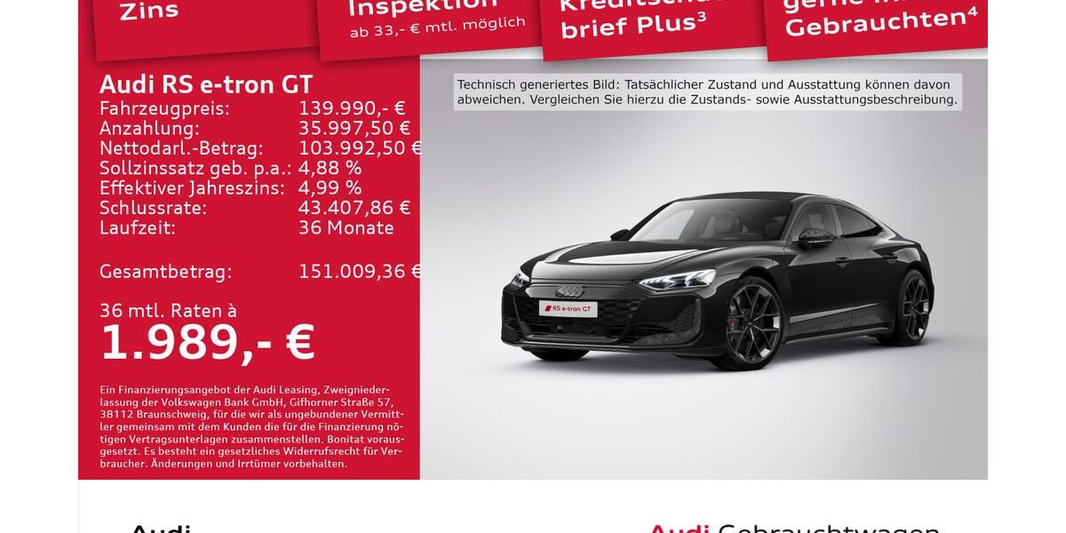 Audi RS e-tron GT 6.805 km 134.990 &euro; Dresden 01067