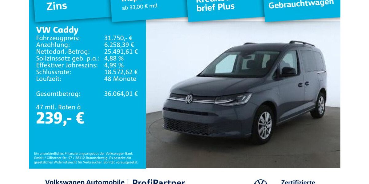 VW Caddy 14.064 km 30.990 &euro; Dresden 01067