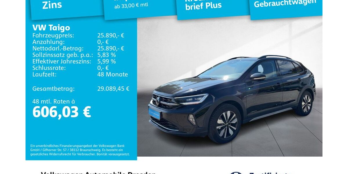VW Taigo 11.236 km 25.890 &euro; Dresden 01067