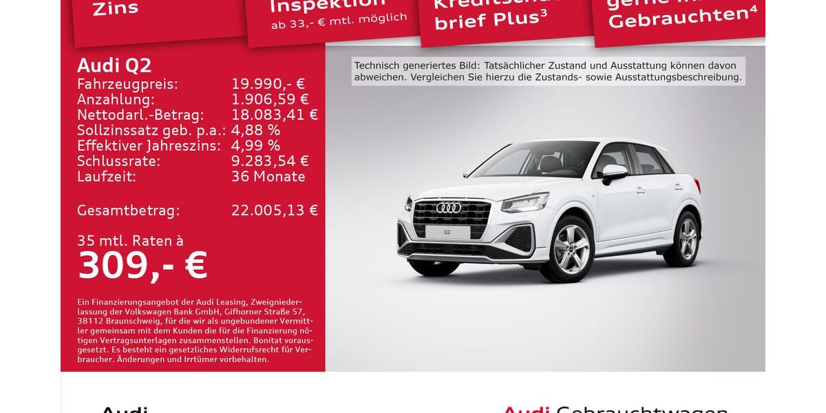 Audi Q2 107.811 km 17.490 &euro; Dresden 01067