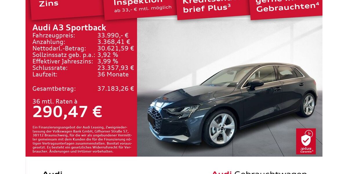 Audi A3 6.385 km 32.490 &euro; Dresden 01169