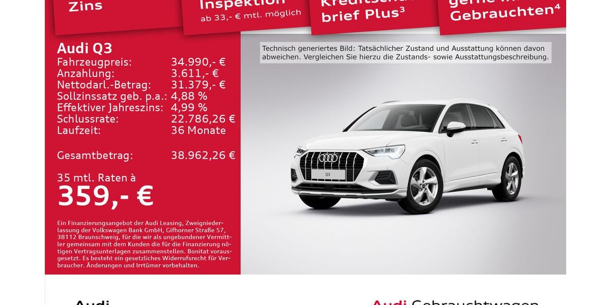 Audi Q3 19.235 km 32.890 &euro; Dresden 01067