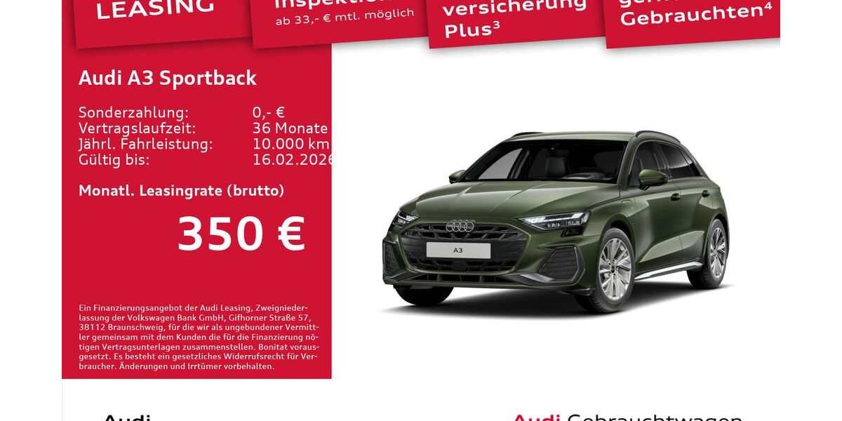 Audi A3 10.734 km 39.450 &euro; Dresden 01067