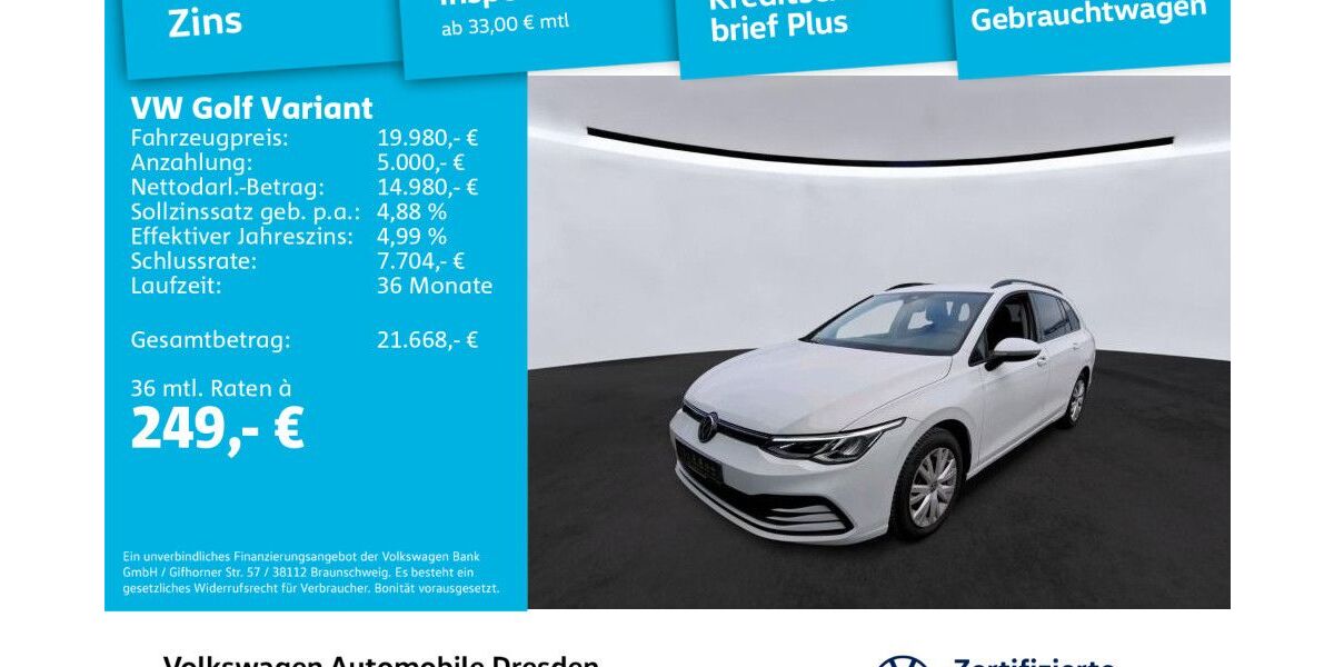 VW Golf 140.231 km 19.490 &euro; Dresden 01169