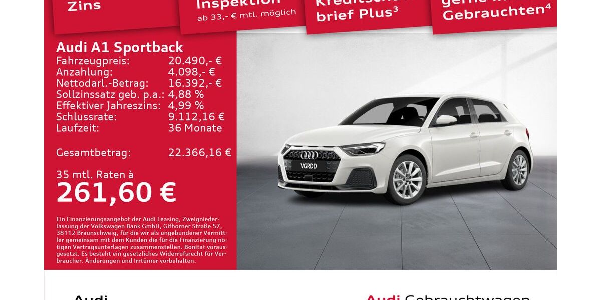Audi A1 36.006 km 20.490 &euro; Dresden 01067