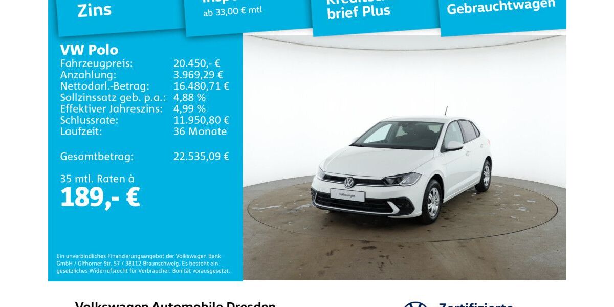 VW Polo 1.200 km 20.450 &euro; Dresden 01169