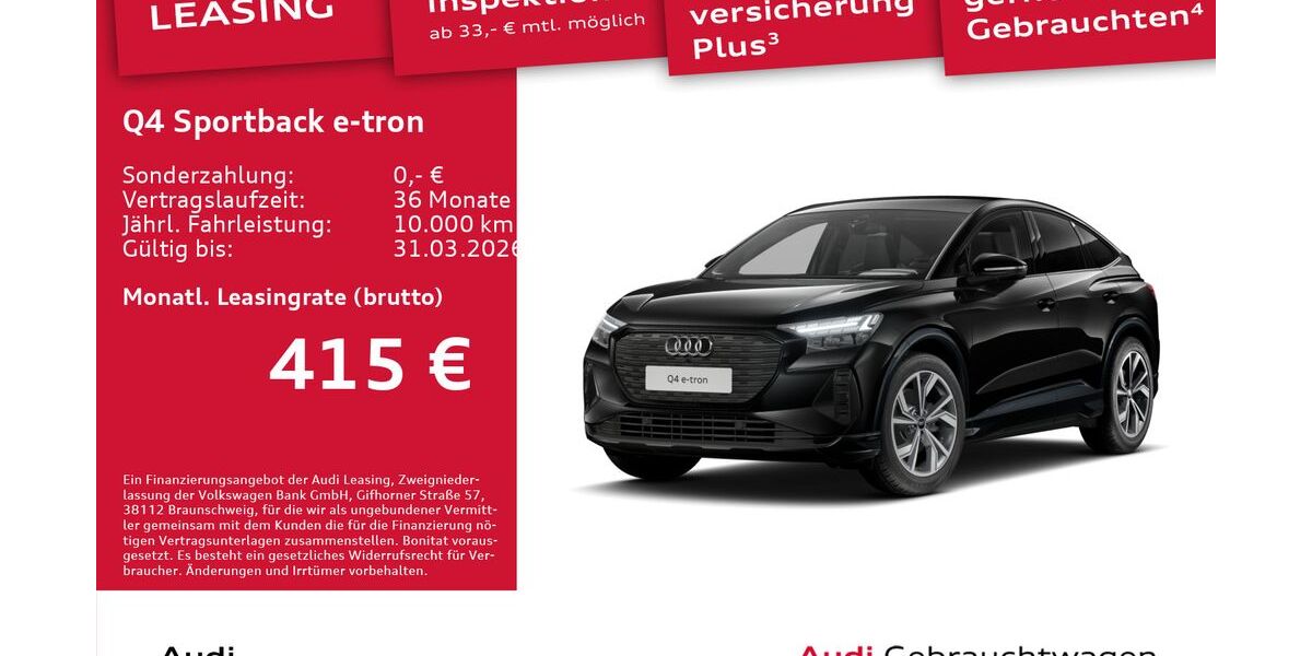 Audi Q4 e-tron 3.917 km 41.890 &euro; Dresden 01067